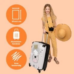 NoBoringSuitcases.com® Koffer Groot - Prinses - Bloemen - Kroon - Meisje - Sterren - Trolley Koffer Met TSA-slot - Met Wielen - 90 Liter - Reiskoffer - 66 Cm 10 NoBoringSuitcases.com® Koffer Groot - Prinses - Bloemen - Kroon - Meisje - Sterren - Trolley Koffer Met TSA-slot - Met Wielen - 90 Liter - Reiskoffer - 66 Cm -Bagageopslag 1200x1200 654