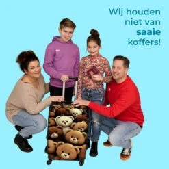 NoBoringSuitcases.com® Koffer Groot - Teddybeer - Knuffel - Bruin - Beer - Trolley Koffer Met TSA-slot - Met Wielen - 90 Liter - Reiskoffer - 66 Cm 12 NoBoringSuitcases.com® Koffer Groot - Teddybeer - Knuffel - Bruin - Beer - Trolley Koffer Met TSA-slot - Met Wielen - 90 Liter - Reiskoffer - 66 Cm -Bagageopslag 1200x1200 720