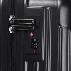 Royal Swiss - Reis Koffer - 56cm - Cijferslot- Lichtgewicht Koffer - 4 Wielen- Zwart -Bagageopslag 1200x1200 760