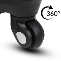 Monzana Kofferset - 4 Stuks S M L XL Met Wielen Cijferslot - Zwart -Bagageopslag 1200x1200 771