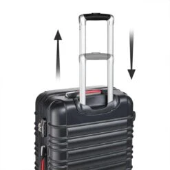 Monzana Kofferset - 4 Stuks S M L XL Met Wielen Cijferslot - Zwart -Bagageopslag 1200x1200 773