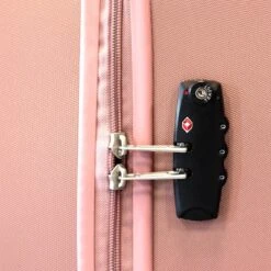 ©TROLLEYZ - Bali No.22 - Kofferset 2 Delig - 55cm+78cm Met TSA Slot - Dubbele Wielen - 360° Spinners - 100% ABS - Reiskoffers In Cosmopolitan Pink -Bagageopslag 1200x1200 777