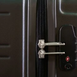 ©TROLLEYZ - Amsterdam No.9 - Kofferset 2 Delig - 55cm+78cm Met TSA Slot - Dubbele Wielen - 360° Spinners - 100% ABS - Reiskoffers In Cloudy Grey -Bagageopslag 1200x1200 823