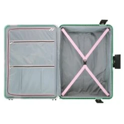 CarryOn Steward Kofferset - 2-delige TSA Trolleyset Met Kliksloten - Dubbele Wielen - Mint -Bagageopslag 1200x1200 836