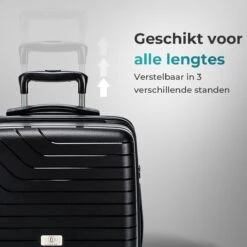 Legage Kofferset - Kofferset 3-Delig - Inclusief TSA Sloten - 1 Handbagage Koffer - Trolley - Zwart -Bagageopslag 1200x1200 848