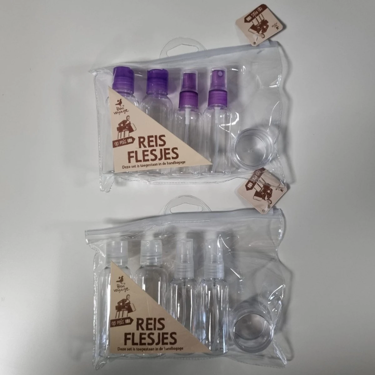 Merkloos Reisflesjes In Etui - 4 Stuks - Vloeistoffen Meenemen Met Reizen - Vliegen Vloeistof - Handig Voor Onderweg 2 Merkloos Reisflesjes In Etui - 4 Stuks - Vloeistoffen Meenemen Met Reizen - Vliegen Vloeistof - Handig Voor Onderweg - Afbeelding 2