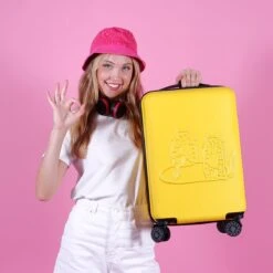 Biggdesign Cats Handbagage - Koffer - Reiskoffer - Geel - Klein -Bagageopslag 1200x1200 92