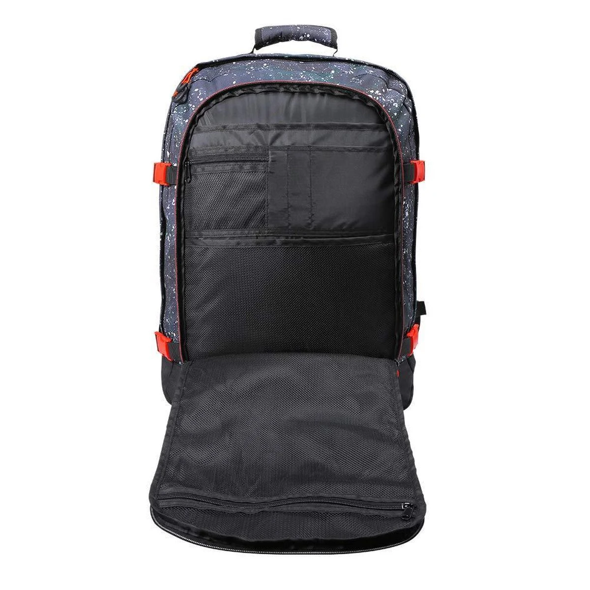 CabinMax Metz Reistas– Handbagage 44L- Rugzak – Schooltas - Backpack 55x40x20cm – Lichtgewicht - Zwart Nocturna (MZ SP-NA) 8 CabinMax Metz Reistas– Handbagage 44L- Rugzak – Schooltas - Backpack 55x40x20cm – Lichtgewicht - Zwart Nocturna (MZ SP-NA) - Afbeelding 8