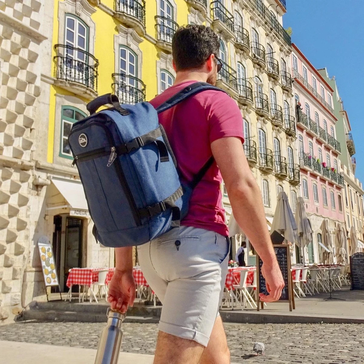 CabinMax Metz Reistas – Handbagage 20L – Rugzak – Schooltas - 40x25x20 Cm – Compact Backpack – Lichtgewicht – Oxide Rood 12 CabinMax Metz Reistas – Handbagage 20L – Rugzak – Schooltas - 40x25x20 Cm – Compact Backpack – Lichtgewicht – Oxide Rood - Afbeelding 12