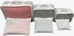 Packing Cubes Set 6-Delig – Kleding Organizer Voor Koffers, Tassen En Backpack - MYHOME24 -Bagageopslag 1200x581