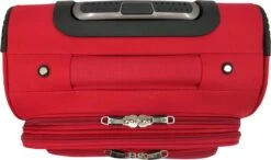 SB Travelbags Bagage Stoffen Koffer 75cm 4 Wielen Trolley - Rood -Bagageopslag 1200x709