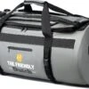 The Friendly Dutch Waterdichte Weekendtas: Grijze/Antraciet Waterdichte Reistassen 90 Liter Voor Zowel Heren Als Dames - Outdoor Waterproof Duffelbag, Zeiltas 90L Met Rugzakfunctie