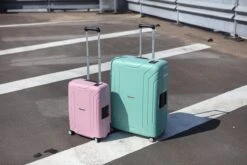 CarryOn Steward Kofferset - 2-delige TSA Trolleyset Met Kliksloten - Dubbele Wielen - Mint -Bagageopslag 1200x800 59