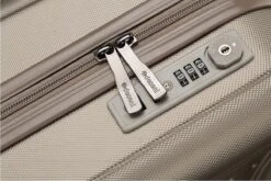 Decent Handbagage Koffer / Trolley / Reiskoffer - 42 Cm - 24 Liter - ABS - Maxi Air - Champagne -Bagageopslag 1200x802