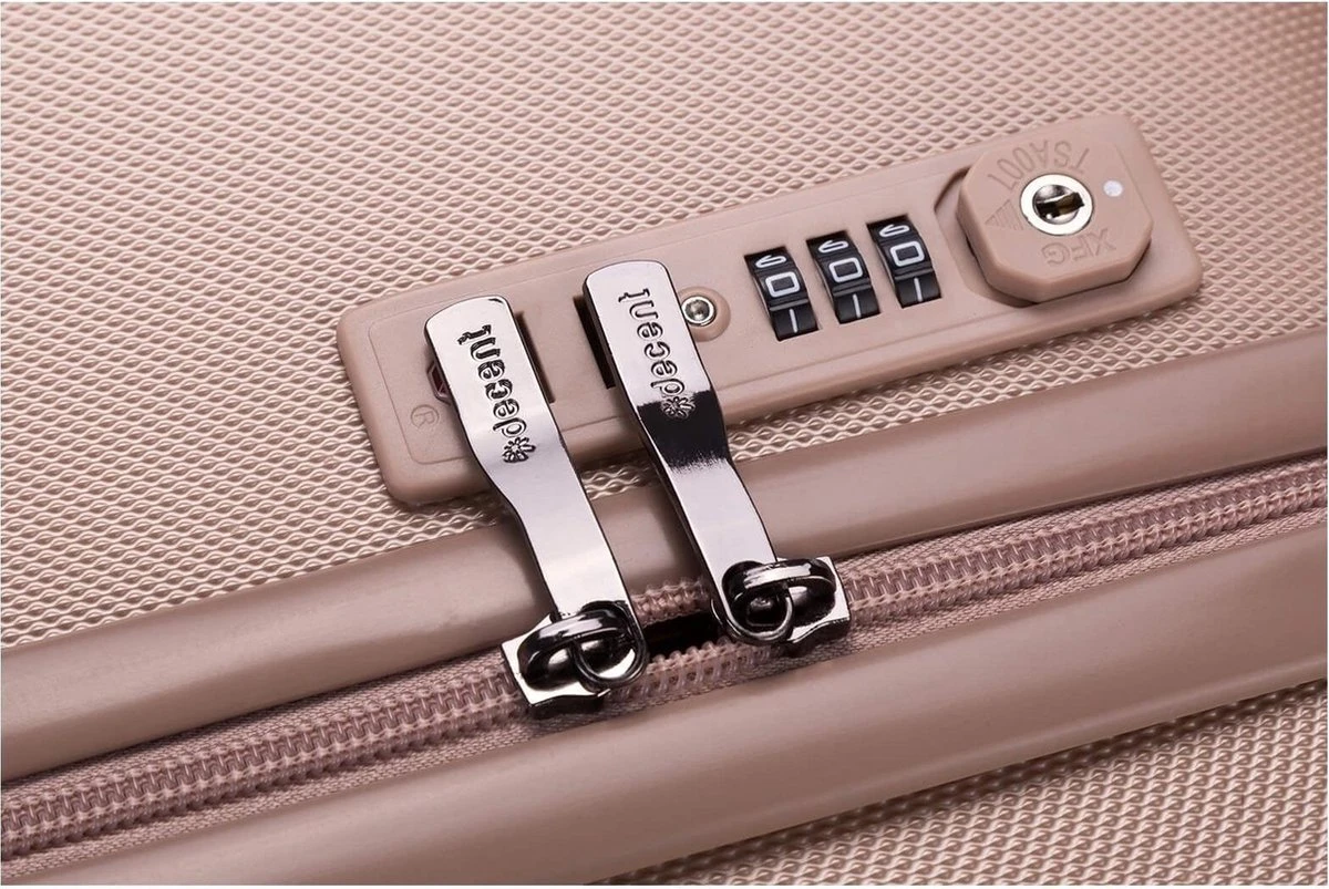 Decent Tranporto-One Handbagage Koffer 55 Cm - Zalmroze 12 Decent Tranporto-One Handbagage Koffer 55 Cm - Zalmroze - Afbeelding 12