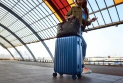 Decent Tranporto-One Medium Koffer - 66 Cm - TSA Slot - Dark Blue -Bagageopslag 1200x812