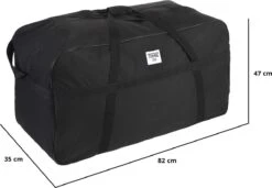 TravelZ Grote Reistas XL - 135 Liter Sporttas 82x35x47cm - Opbergtas -Bagageopslag 1200x829 1