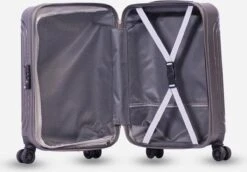 ©TROLLEYZ - Florence No.7 - Reiskoffer 69cm Met TSA Slot - Dubbele Wielen - 360° Spinners - 100% ABS - Reiskoffer In Cloudy Grey -Bagageopslag 1200x837 1