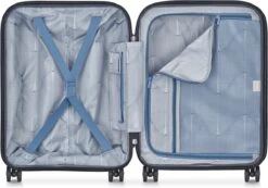 Delsey Handbagage Harde Koffer / Trolley / Reiskoffer - Freestyle - 55 Cm - Grijs -Bagageopslag 1200x839