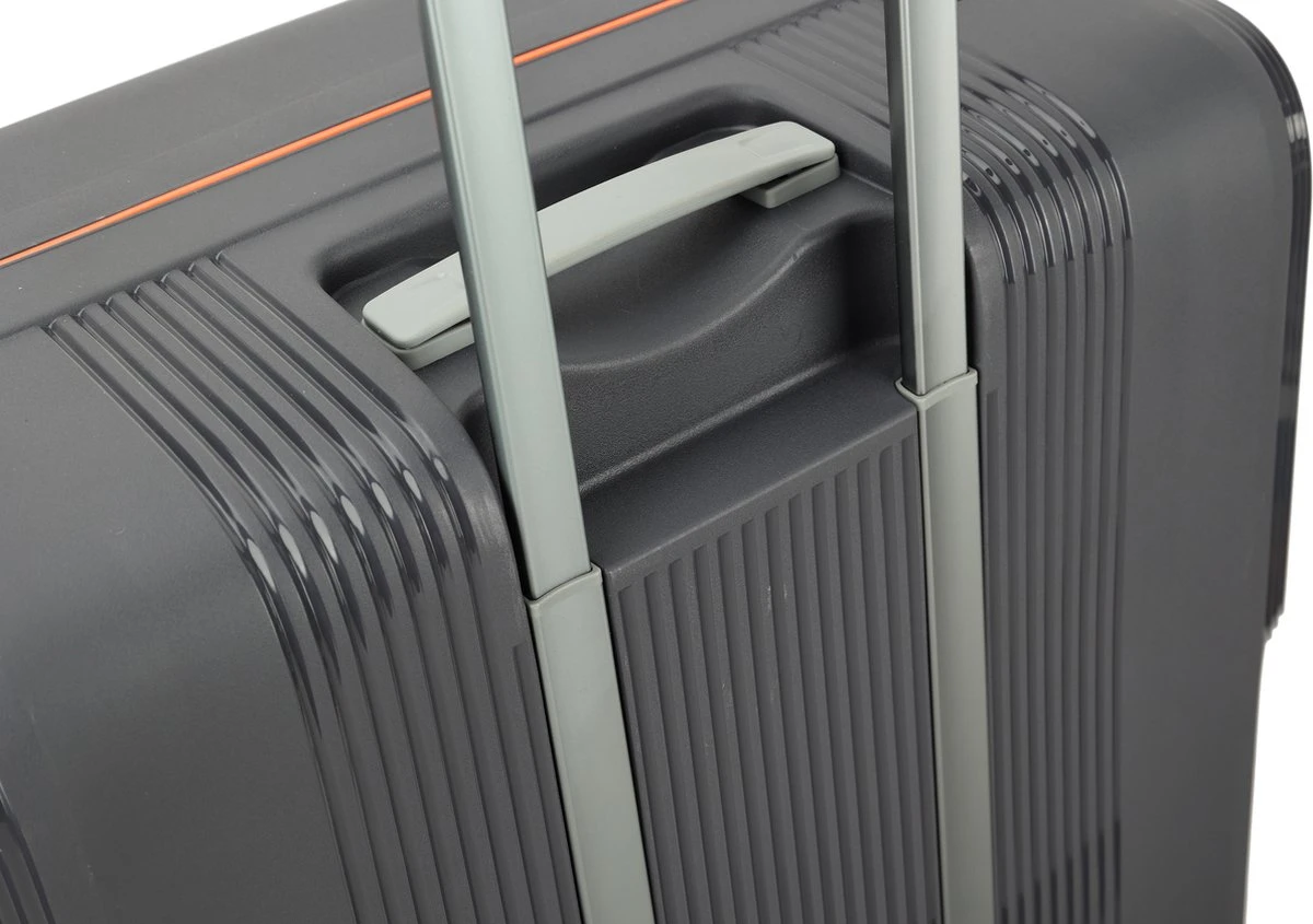 Decent Koffer / Trolley / Reiskoffer - 77 X 54.5 X 31.5 Cm - 116 Liter - Polypropyleen - Maat XL - On-Tour - Grijs 5 Decent Koffer / Trolley / Reiskoffer - 77 X 54.5 X 31.5 Cm - 116 Liter - Polypropyleen - Maat XL - On-Tour - Grijs - Afbeelding 5