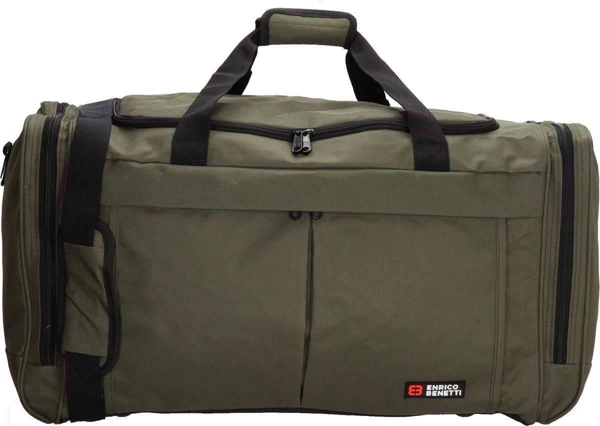 Enrico Benetti Amsterdam 35319 Reistas/sporttas M - Olijf Groen 1 Enrico Benetti Amsterdam 35319 Reistas/sporttas M - Olijf Groen