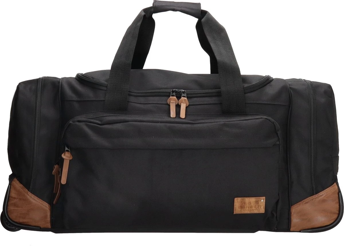 Enrico Benetti Santiago 46196 Reistas / Sporttas Met Wielen - Zwart 2 Enrico Benetti Santiago 46196 Reistas / Sporttas Met Wielen - Zwart - Afbeelding 2