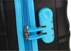 Decent Lumi Fix Handbagage Koffer - 55 Cm - Black/Blue -Bagageopslag 1200x866