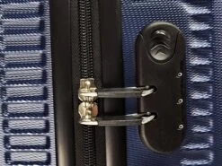 SB Travelbags Handbagage Koffer 55cm 4 Wielen Trolley - Blauw -Bagageopslag 1200x898