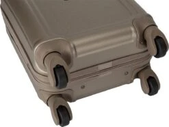 Decent Handbagage Koffer / Trolley / Reiskoffer - 42 Cm - 24 Liter - ABS - Maxi Air - Champagne -Bagageopslag 1200x904