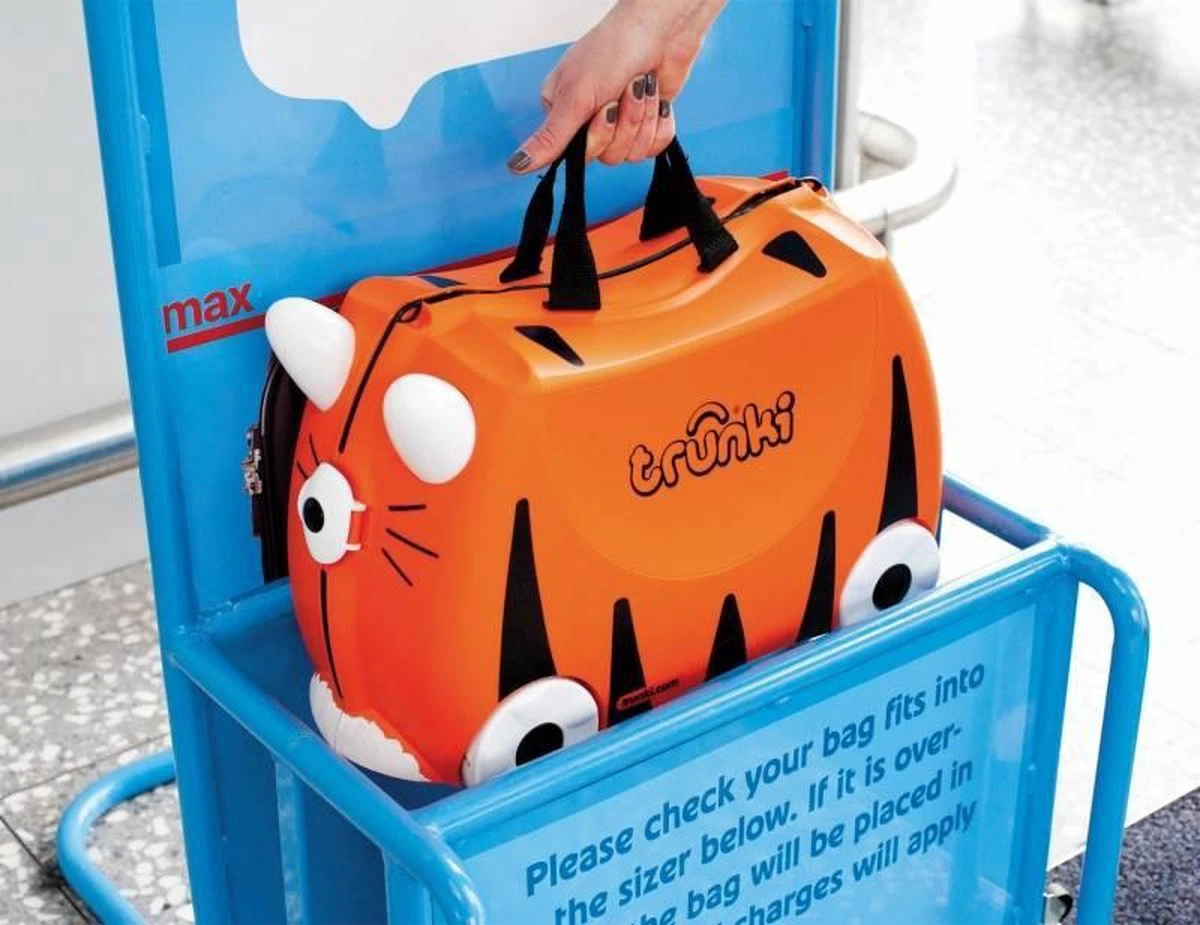 Trunki Ride-On Handbagage Koffer 46 Cm - Tijger Tipu 16 Trunki Ride-On Handbagage Koffer 46 Cm - Tijger Tipu - Afbeelding 16