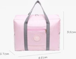 Merkloos TDR-Draagbare Opvouwbare Opbergtas -Handbagage Reistas-Weekendtas- Roze 17 Merkloos TDR-Draagbare Opvouwbare Opbergtas -Handbagage Reistas-Weekendtas- Roze -Bagageopslag 1200x933 1
