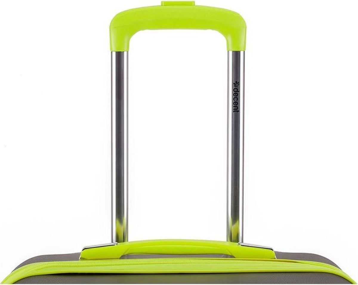 Decent Lumi Fix Handbagage Koffer - 55 Cm - Black/Lemon 3 Decent Lumi Fix Handbagage Koffer - 55 Cm - Black/Lemon - Afbeelding 3