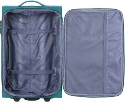 Travelbags Handbagage Zachte Koffer / Trolley / Reiskoffer - The Base - 55 Cm - Groen -Bagageopslag 1200x979