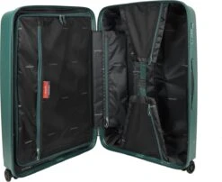 Decent CROSS-ONE PP Trolley 76 Cm - 94 Liter - TSA Slot - Darkgreen -Bagageopslag 1200x980