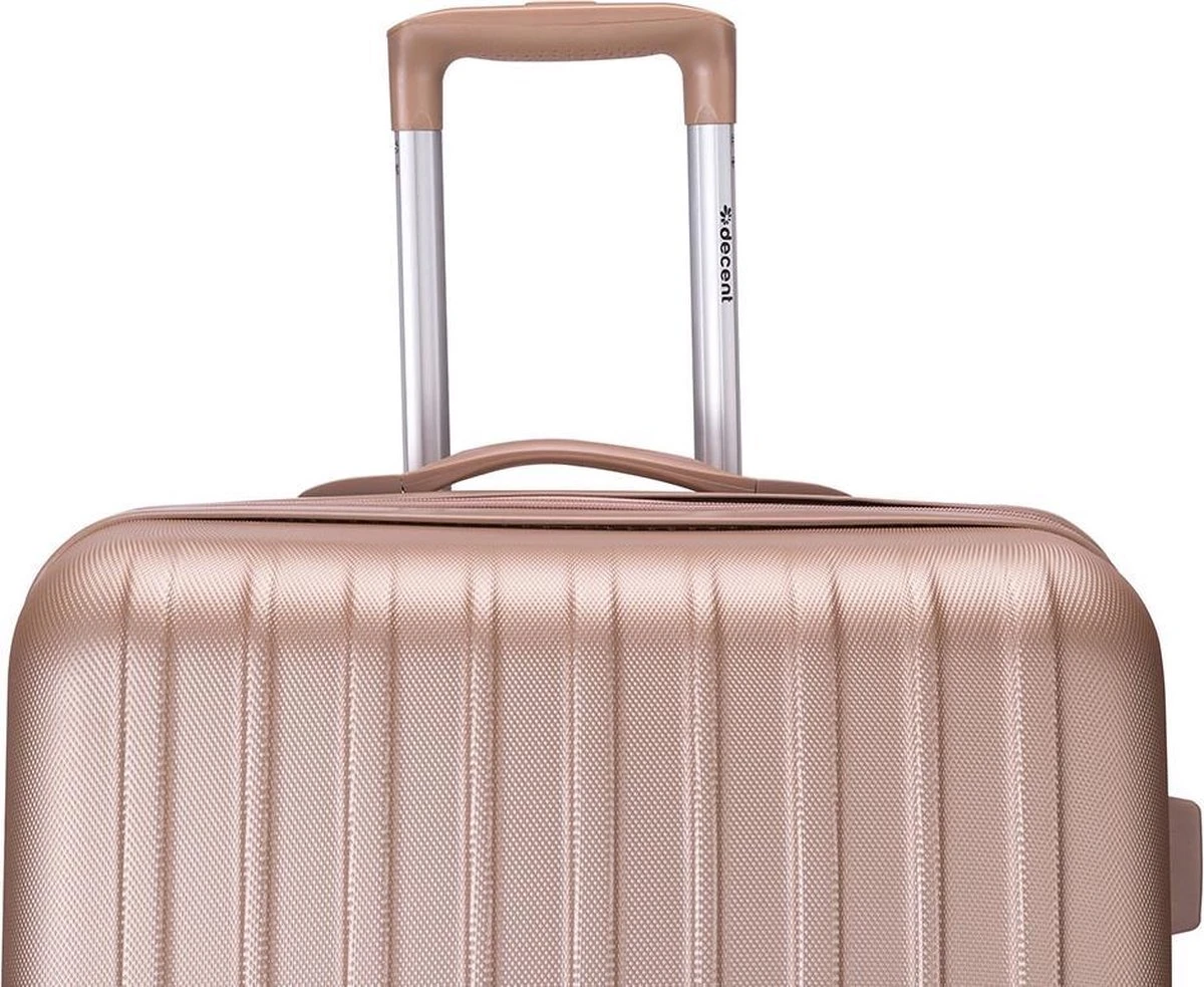 Decent Tranporto-One Reiskoffer 66 Cm - Zalmroze 6 Decent Tranporto-One Reiskoffer 66 Cm - Zalmroze - Afbeelding 6