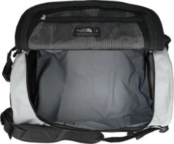 The North Face Gilman Duffel Reistas 50 Liter - Black/Mid Grey -Bagageopslag 1200x992