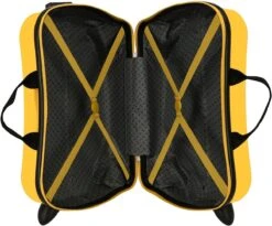 Disney Winnie The Pooh Kinderkoffer ABS Rol Zit Geel -Bagageopslag 1200x997 2