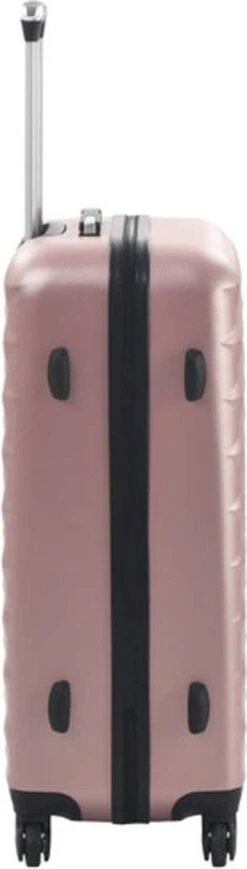 VidaXL 3-delige Harde Kofferset ABS Roségoud -Bagageopslag 341x1200