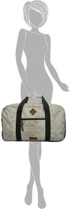 Enrico Benetti Londen 46148 Sporttas / Reistas - Krokodil Grijs Print -Bagageopslag 403x1200 2