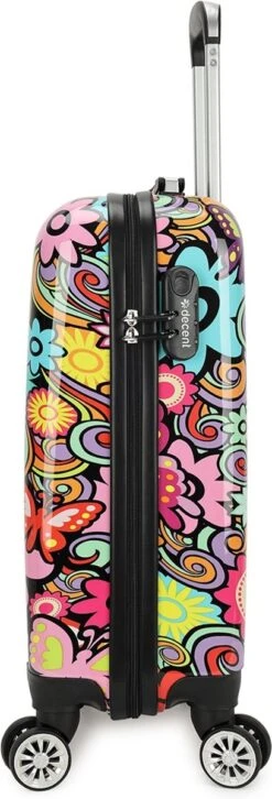 Decent Forenza Handbagage Koffer - 55 Cm - Flowers -Bagageopslag 408x1200