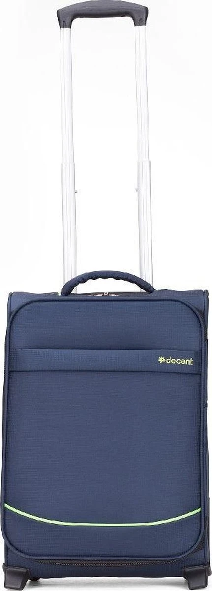 Decent Handbagage Koffer / Trolley / Reiskoffer - 50 Cm - 35 Liter - Polyester - Super-Light - Blauw 18 Decent Handbagage Koffer / Trolley / Reiskoffer - 50 Cm - 35 Liter - Polyester - Super-Light - Blauw - Afbeelding 18