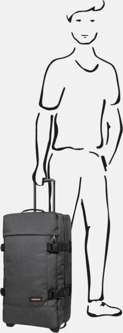 Eastpak TRANVERZ M Reiskoffer (67 X 35.5 X 30 Cm) - Black Denim 21 Eastpak TRANVERZ M Reiskoffer (67 X 35.5 X 30 Cm) - Black Denim -Bagageopslag 444x1200 1