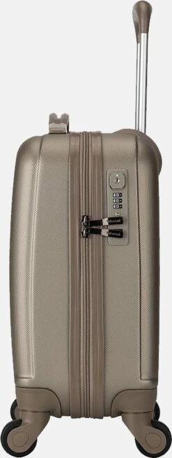 Decent Handbagage Koffer / Trolley / Reiskoffer - 42 Cm - 24 Liter - ABS - Maxi Air - Champagne -Bagageopslag 453x1200