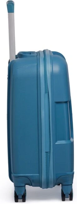 ©TROLLEYZ - Venice No.10 - Trolley - 55cm Met TSA Slot - Dubbele Wielen - 360° Spinners - 100% Polypropyleen - Handbagage Koffer In Ice Blue -Bagageopslag 455x1200