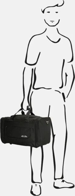 Enrico Benetti Orlando 35300 S Reistas / Sporttas 41 Liter - Zwart -Bagageopslag 459x1200 4
