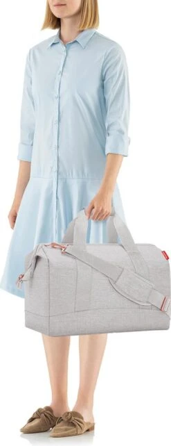 Reisenthel Allrounder L Reistas Sporttas - 30L - Twist Sky Rose Grijs 9 Reisenthel Allrounder L Reistas Sporttas - 30L - Twist Sky Rose Grijs -Bagageopslag 462x1200 3