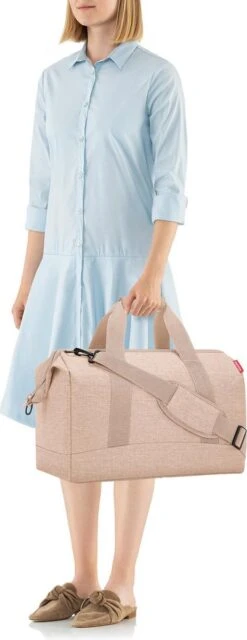 Reisenthel Allrounder L Reistas Sporttas - 30L - Twist Coffee Beige -Bagageopslag 463x1200 5