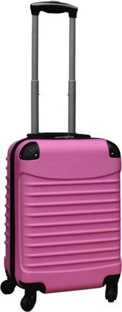 Travelerz Kofferset 3 Delig Met Wielen En Cijferslot - ABS - Licht Roze (228-) -Bagageopslag 472x1200