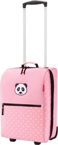 Reisenthel Trolley XS Kids Reiskoffer Kind - 12L - Panda Dots Pink Roze -Bagageopslag 478x1200