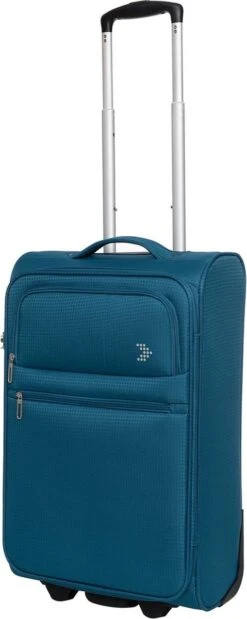 Travelbags Handbagage Zachte Koffer / Trolley / Reiskoffer - The Base - 55 Cm - Groen -Bagageopslag 479x1200